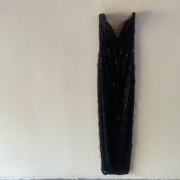 New! Nookie Karma Gown Black Strapless Sequin Evening Gown NWT 37644 - Picture 2 of 11